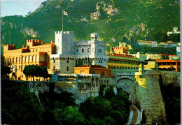 50919 - Monaco - Principaute , Le Palais Princier Et Ses Remparts - Gelaufen  - Palazzo Dei Principi