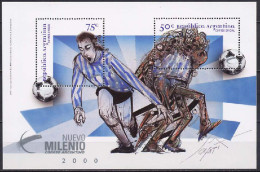 Argentina 1999 Football Soccer S/s MNH - Unused Stamps