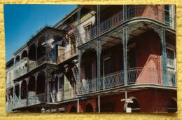 CPSM Format CPA - Photo Grant L Robertson - New Orleans USA - Lace Balconies St Peter Street - H S Crocker GLR 305 - Autres & Non Classés