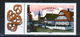 FR 2021-Marge Gauche Illustrée Du BLOC FEUILLET "  HUNSPACH - Bas Rhin  " 1 Timbre à 1.08 € - Neuf** - Nuovi