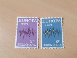 TIMBRES   LUXEMBOURG   ANNEE   1972   N  796  / 797   COTE  2,50  EUROS   NEUFS  LUXE** - Ungebraucht