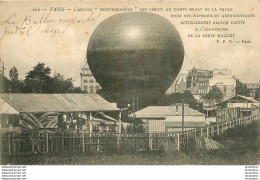 PARIS L'ANCIEN MEDITERRANEEN  BALLON CAPTIF  DIRIGEABLE - Luchtschepen