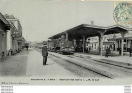 MONTEREAU FAULT YONNE INTERIEUR DES GARES P.L.M. ET EST - Montereau