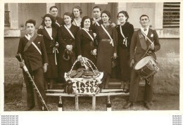 GERGY CARTE PHOTO CONSCRITS CLASSE 1938 - Autres & Non Classés