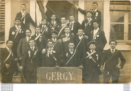 GERGY CARTE PHOTO CONSCRITS CLASSE 1916 REF C - Autres & Non Classés