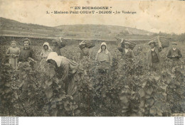 DIJON MAISON PAUL COURT EN BOURGOGNE LES VENDANGES  VIGNE VIGNOBLE - Dijon