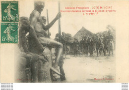 COTE D'IVOIRE GUERRIERS GOUROS CERNANT LA MISSION EYSSERIC A ELENGUE - Côte-d'Ivoire