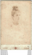 CDV PHOTO XIXe SENORITA VASQUEZ MINEZ 1893  FORMAT 17X11CM PHOTO DELON TOULOUSE - Anciennes (Av. 1900)