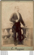 CDV PHOTO XIXe LEONCE BOURGEOIS FORMAT 17 X 11 CM PHOTO VASTEL PARIS - Oud (voor 1900)