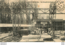 CIRES LES MELLO MAISON DESIRE PACHY MONUMENTS FUNERAIRES VUE D'UNE PARTIE DES CHANTIERS - Autres & Non Classés