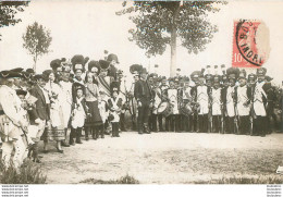 BOUSSAY CARTE PHOTO PEUT ETRE UNE CEREMONIE EN HONNEUR A JACQUES FRANCOIS DE MENOU GENERAL FRANCAIS EMPIRE - Autres & Non Classés