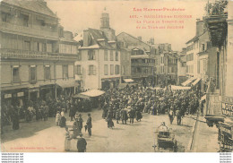 BAGNERES DE BIGORRE LA PLACE DE STRASBOURG  ET LA TOUR DES JACOBINS - Bagneres De Bigorre