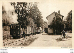 VIRIVILLE LA GARE ET LE TRAIN - Viriville