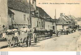 SEMUR  RUE DU BOURG VOISIN TRANSPORT D'ARBRES - Semur