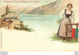 SUISSE COSTUME TICINESE E MADONNA DEL SASSO EDITION KUNZLI - Autres & Non Classés