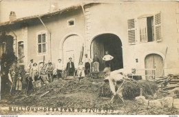 BULLIGNY CARTE PHOTO  DESASTRE DU 03 JUIN 1913 Ref2 - Autres & Non Classés