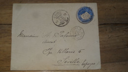 EGYPT, Entier Postal, CAIRO - 1893 Pour ESPAGNE  ......... Boite1 ...... 240424-36 - 1866-1914 Khedivate Of Egypt