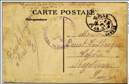 Cachet Hopital Temporaire N°8 Toulon 1915 S CP Toulon - Paiement Par MANGOPAY Uniquement - Guerre De 1914-18