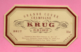 Etiquette De Champagne    KRUG - Champagne