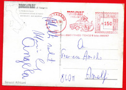 1981 ZOO SAFARI IN AUTO - TIGRE - FASANO AFFRANCATURA MECCANICA ROSSA - EMA - METER - FREISTEMPEL - Roofkatten