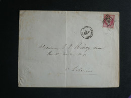 DN15 FRANCE  LETTRE  RR  1866  PETIT BUREAU STE FOY   A LIBOURNE   +N°24 + AFF. INTERESSANT++ - 1849-1876: Période Classique