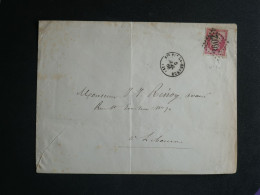 DN15 FRANCE  LETTRE  RR  1866  PETIT BUREAU STE FOY   A LIBOURNE   +N°24 + AFF. INTERESSANT++ - 1849-1876: Periodo Clásico
