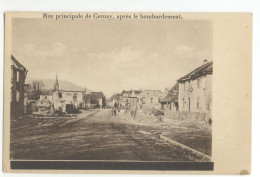 68/ CPA - Rue Principale De Cernay Après Le Bombardement (guerre) - Cernay