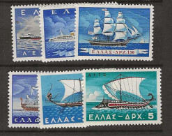 1958 MNH Greece Mi 668-73 Postfris** - Nuovi