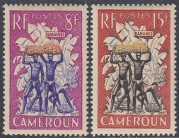 Cameroon 1954 - Definitive Stamps: Bananas - Mi 306-307 ** MNH [1857] 8f Has Stock Marks - Neufs