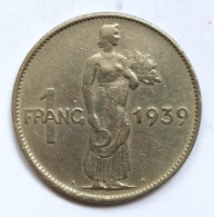 Luxembourg - 1 Franc 1939 - Lussemburgo