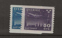 1930 MNH Sweden Mi 213-14 Postfris** - Ungebraucht