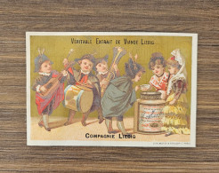 Chromo Liebig Serie 79 BAMBINI IN COSTUME SPAGNOLO -( B- Tre Musicisti E Tre Signore Con Tazza) - Liebig