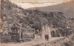 Tunnel De DOMPLOMB (Ain) Près Champfromier - Ligne Du Tramway électrique De Bellegarde à Chézery - Voyagé 1924 (2 Scans) - Unclassified