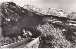 74 MENTHON-ST-BERNARD - Route Du Col De Bluffy, Le Château De St Bernard Et La Tournette - Other & Unclassified