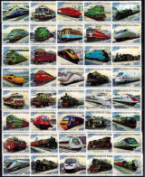 MVT-BK1-577 MINT PF/MNH ¤ TCHAD 2000 Set Kompleet. 40x ¤ HISTORY OF TRAINS - CHEMINS DE FER EISENBAHN FERROVIE - Trains