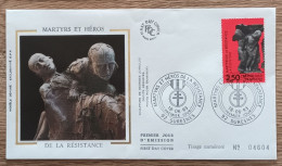 FDC 1993 - YT N°2813 - MARTYRS ET HEROS DE LA RESISTANCE - SURESNES - 1990-1999