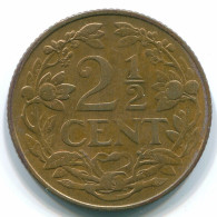2 1/2 CENT 1956 CURACAO Netherlands Bronze Colonial Coin #S10174.U.A - Curacao