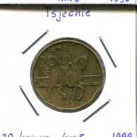 20 KORUN 1999 CZECH REPUBLIC Coin #AP786.2.U.A - República Checa