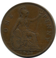 PENNY 1931 UK GROßBRITANNIEN GREAT BRITAIN Münze #AZ818.D.A - D. 1 Penny
