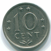 10 CENTS 1970 ANTILLAS NEERLANDESAS Nickel Colonial Moneda #S13378.E.A - Nederlandse Antillen