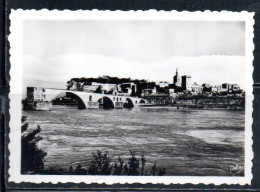 FRANCE FRANCIA AVIGNON LE PONT SAINT-BENEZET ET LE PALAIS DES PAPES CARTE CARD CARTOLINA UNUSED NUOVA - Autres & Non Classés