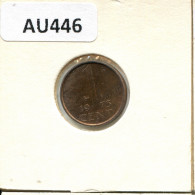 1 CENT 1973 NÉERLANDAIS NETHERLANDS Pièce #AU446.F.A - 1948-1980: Juliana