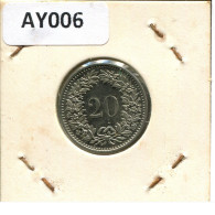 20 RAPPEN 1981 SWITZERLAND Coin #AY006.3.U.A - Sonstige & Ohne Zuordnung