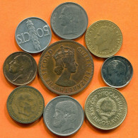 Collection MUNDO Moneda Lote Mixto Diferentes PAÍSES Y REGIONES #L10118.1.E.A - Other & Unclassified