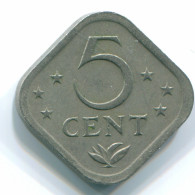 5 CENTS 1980 ANTILLAS NEERLANDESAS Nickel Colonial Moneda #S12314.E.A - Antillas Neerlandesas