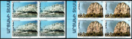 Artsakh 2023 «Sights Of Artsakh» 2 Block Of 4stamps Self-adhesive (imperforated) Quality:100% - Armenia