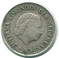 1/4 GULDEN 1967 NIEDERLÄNDISCHE ANTILLEN SILBER Koloniale Münze #NL11590.4.D.A - Antillas Neerlandesas