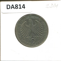 2 DM 1964 D M.Planck BRD ALEMANIA GERMANY PLATA Moneda #DA814.E.A - 2 Marcos