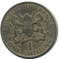 1 SHILLING 1967 KENYA Coin #AZ186.U.A - Kenia