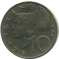 10 SCHILLING 1974 AUSTRIA Moneda #AZ551.E.A - Autriche